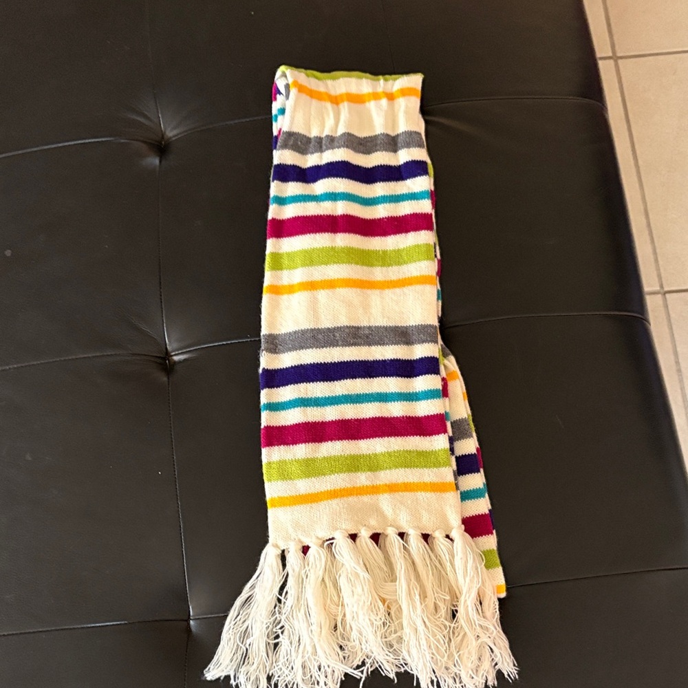 New York & Company Multicolor Knit Scarf